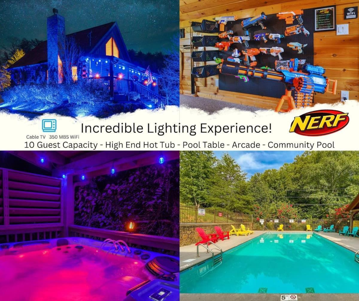 Ryes And Shine Bootlegger'S Cabin! Hot Tub* Pool* Arcade* Billiards *Ev * Pet Friendly Sevierville Exteriör bild